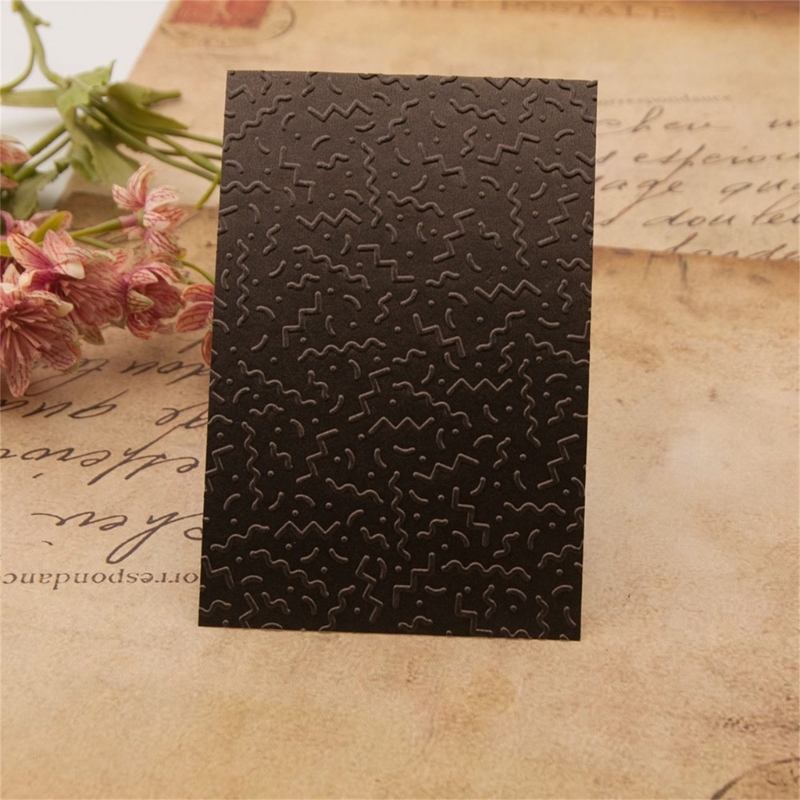Embellishments For Scrapbooking - Multipurpose Textured Folder Paper Card Embossing