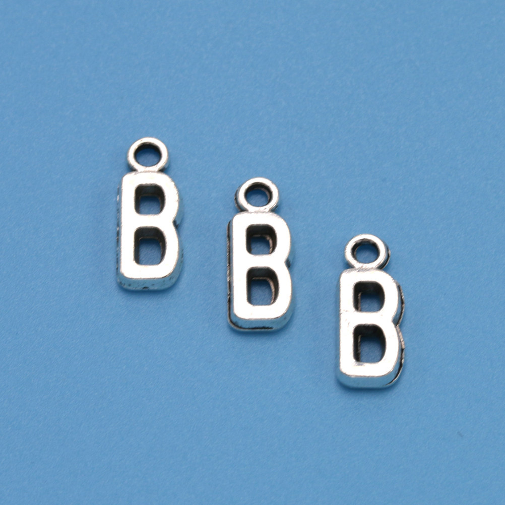 50Pcs Alphabet Charms Pendants - Craft Embellishments 评论和价格