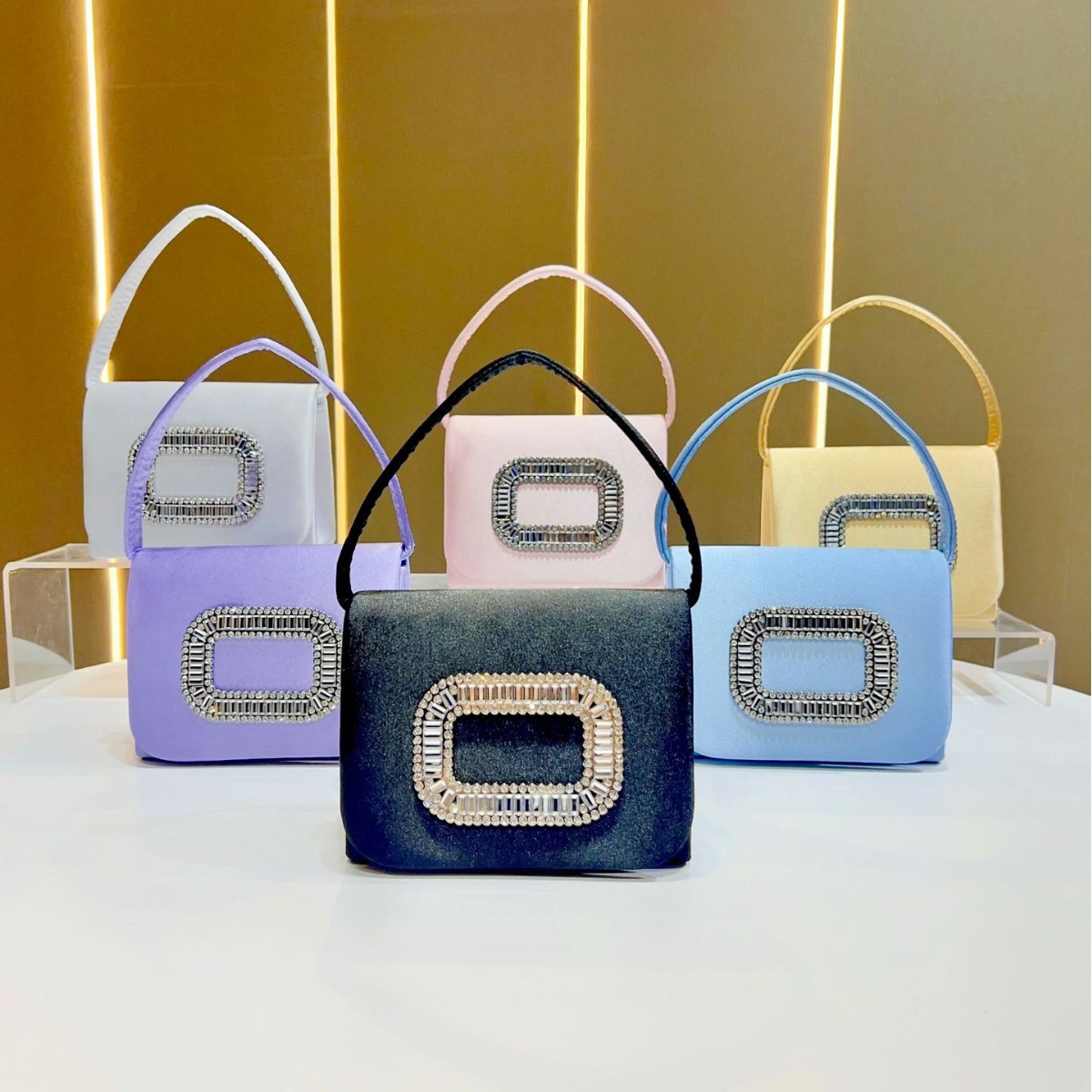 Luxury Mini Square Handbag Wom - Tassel Fringe Trim 评论和价格