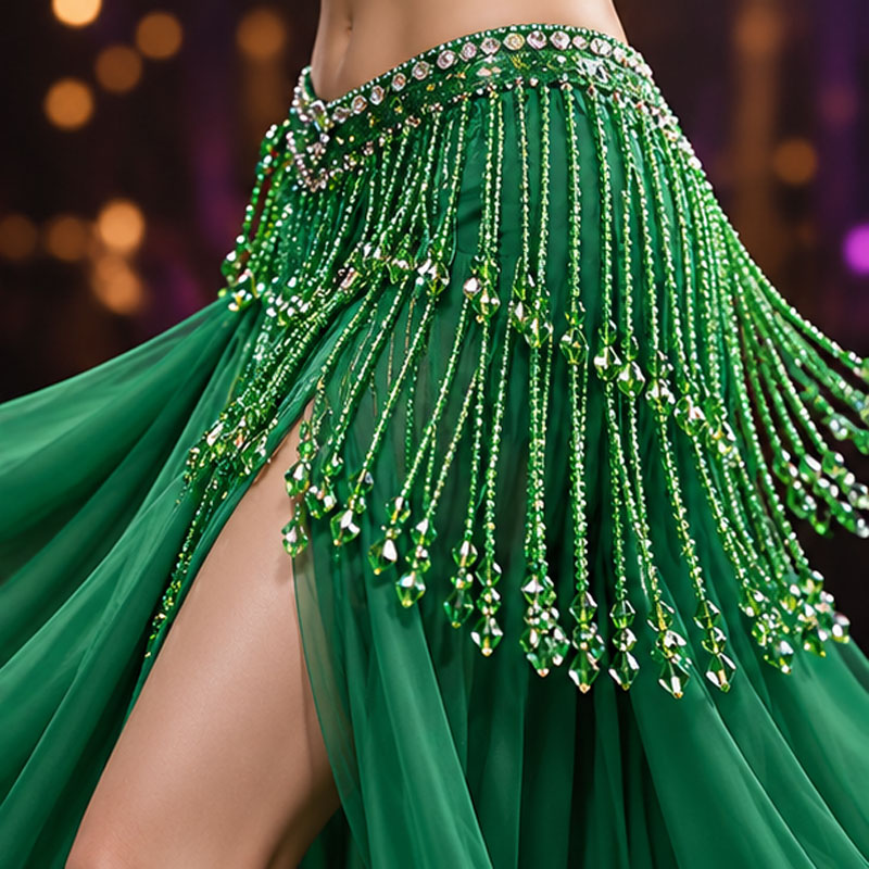45cm Heavy Duty Crystal Bead T - Tassel Fringe Trim 评论和价格