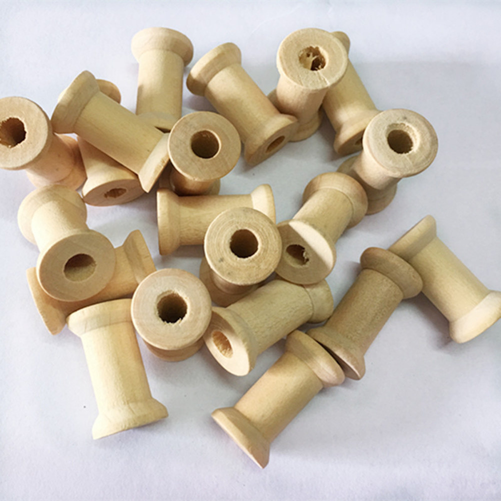 60 Pcs Bobbins Sewing Natural  - Embroidery Craft 评论和价格