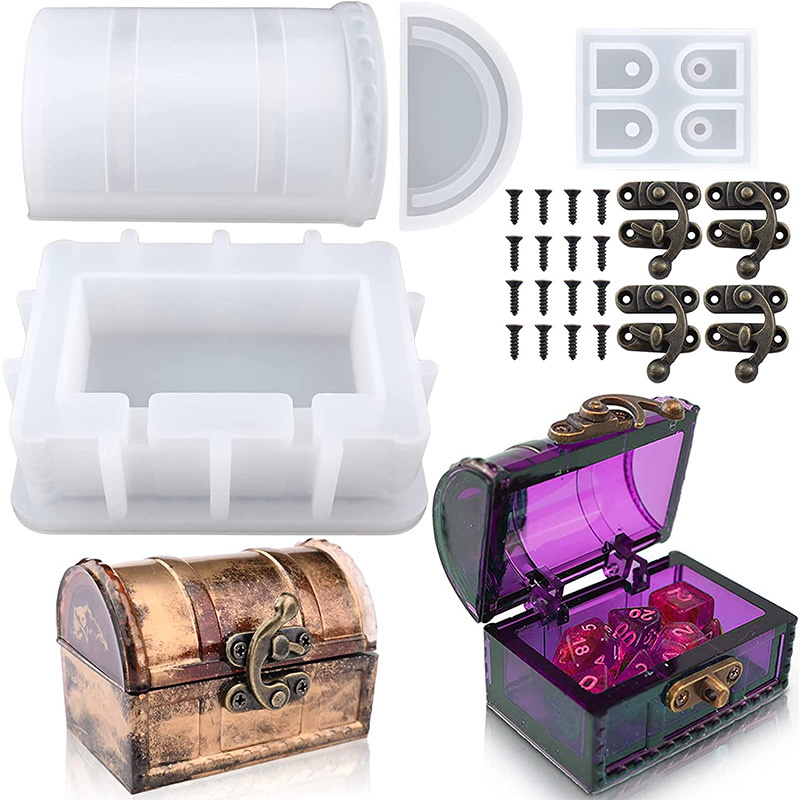 DIY Storage Box Silicone Mould - Craft Embellishment Storage 评论和价格