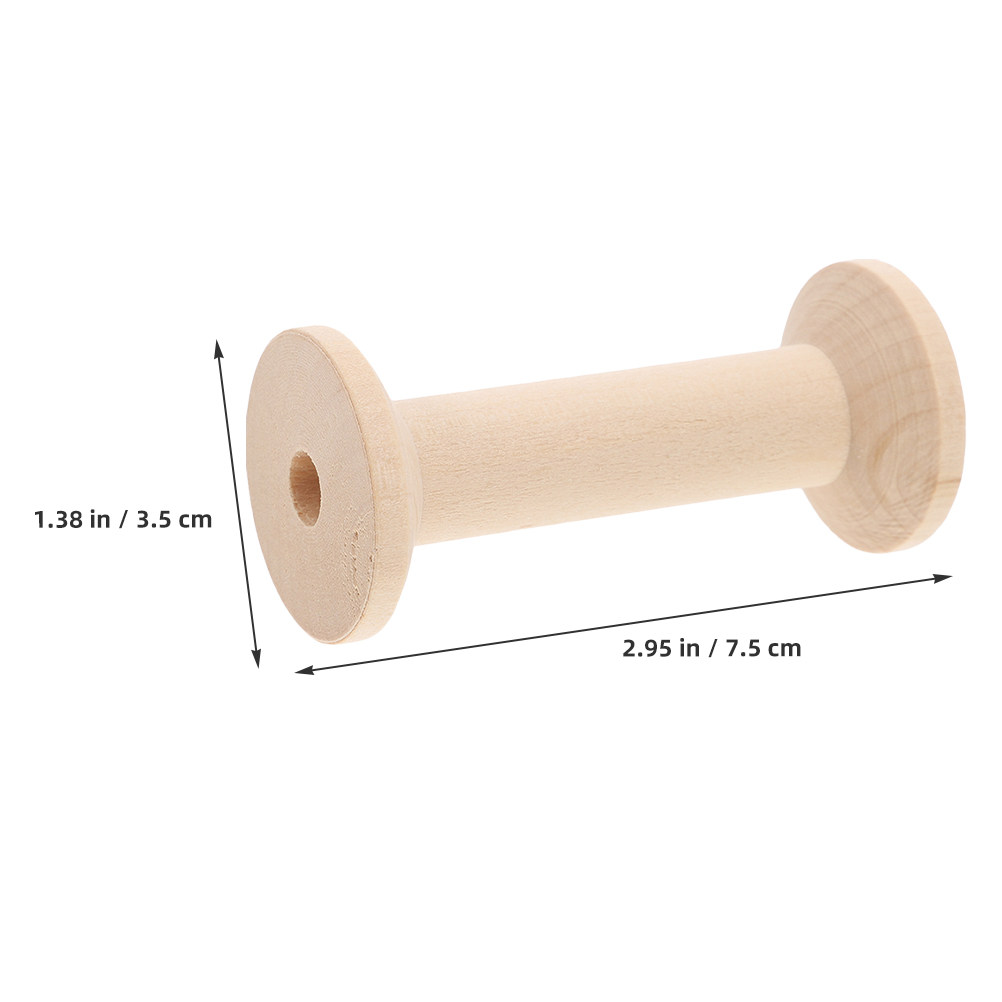 4Pcs Wooden Thread Spool Holde - Embroidery Craft 评论和价格