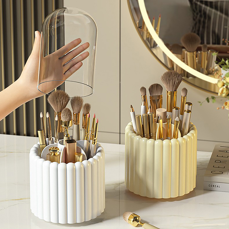 360° Rotating Makeup Brushes H - Craft Embellishment Storage 评论和价格