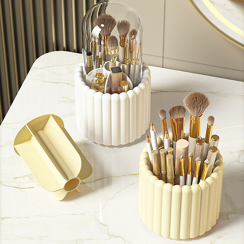 360° Rotating Makeup Brushes H - Craft Embellishment Storage 评论和价格