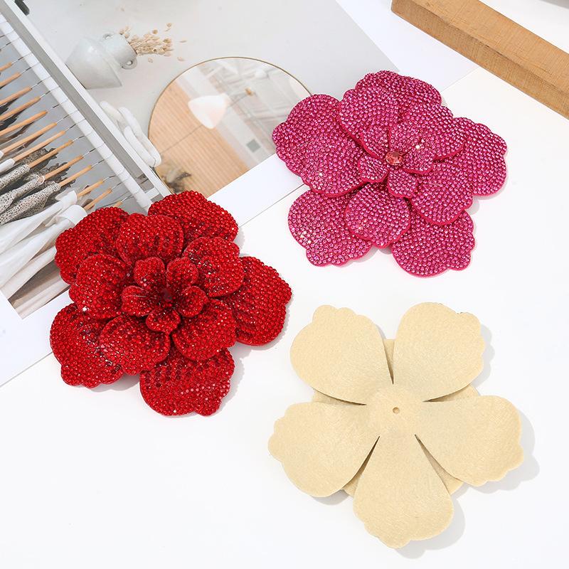 1pc Three-dimensional Camellia - Craft Embellishments 评论和价格