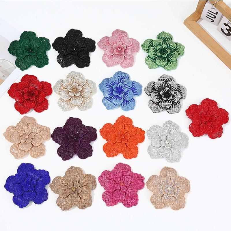 1pc Three-dimensional Camellia - Craft Embellishments 评论和价格