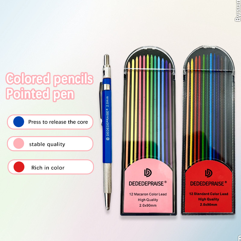 12/24 Colored Leads 2.0mm Mech - Staedtler Pencil Lumocolor 评论和价格
