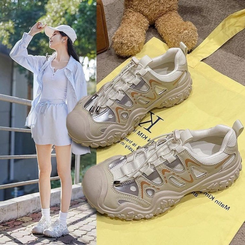 Ladies Outdoor Trekking Sneake - Guipure Lace Panel 评论和价格