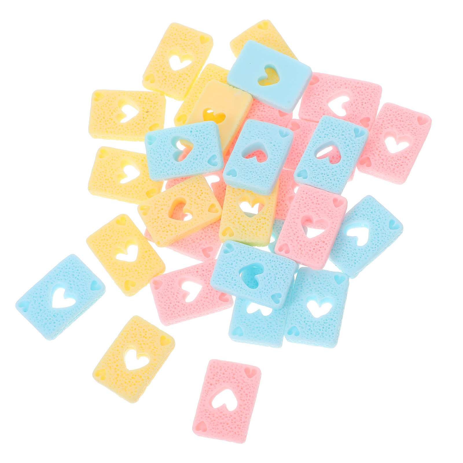 30Pcs Resin Poker Charms Candy - Embellishments For Scrapbooking 评论和价格