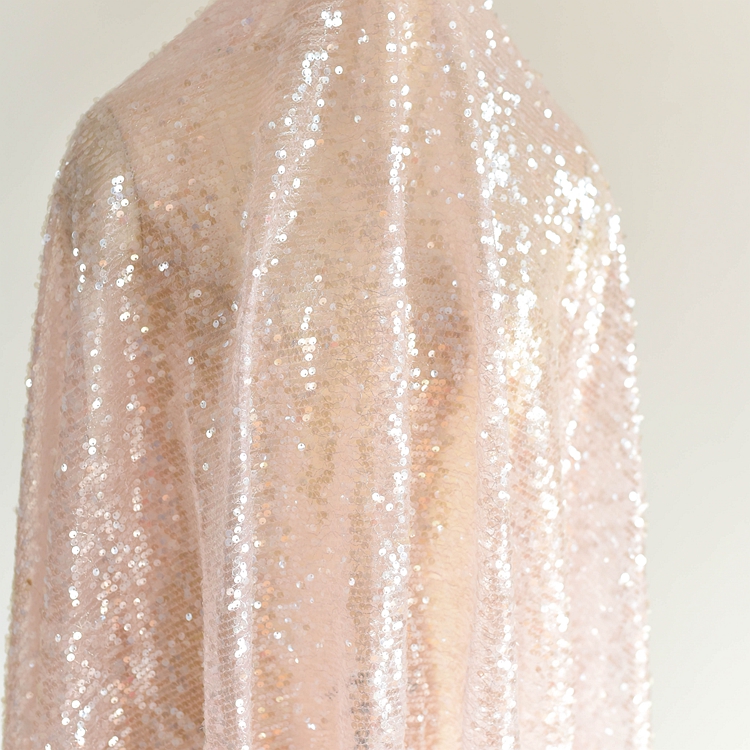 Multicolor Shiny Full-width Se - Crystal Mesh Fabric 评论和价格