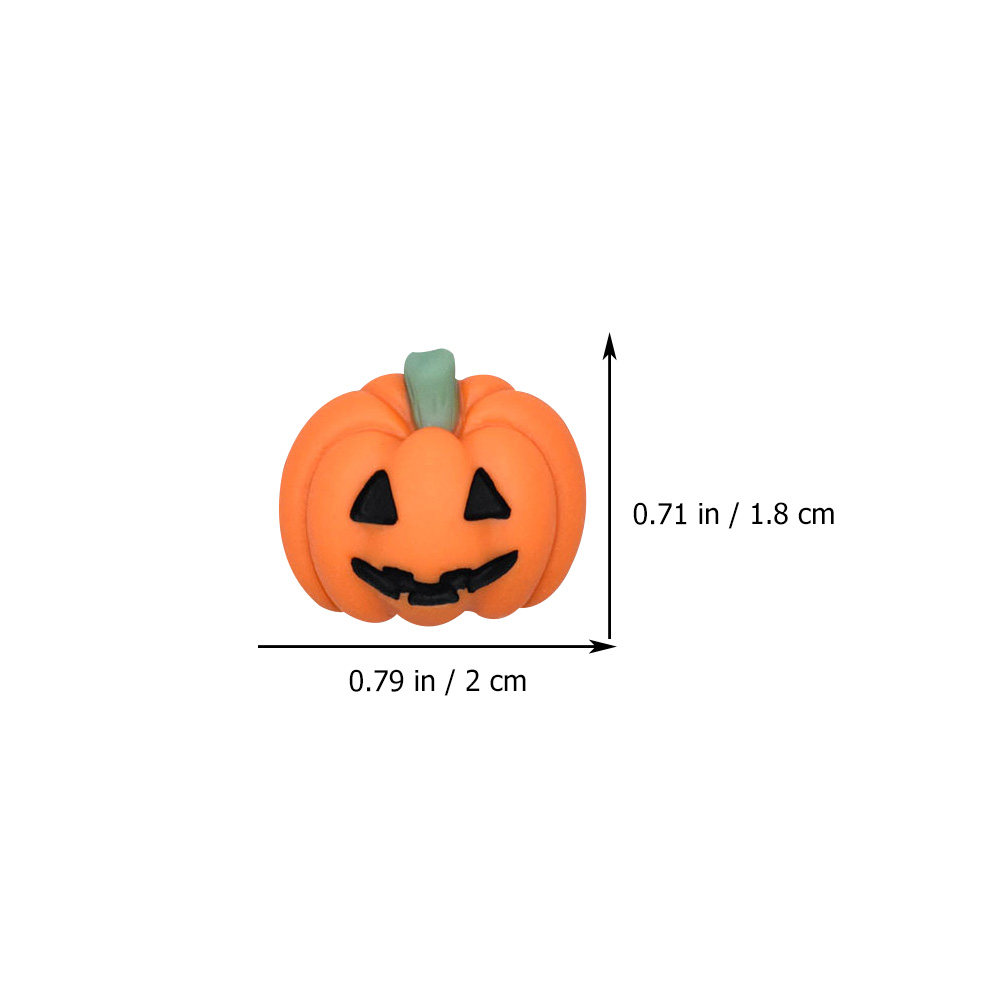 20Pcs Halloween Pumpkin Resin  - Craft Embellishments 评论和价格