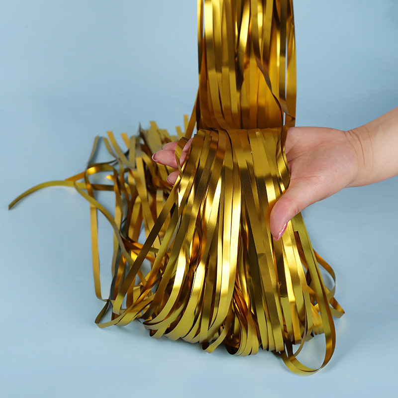 1Bag 2-meter Backdrop Foil Fri - Tassel Fringe Trim 评论和价格