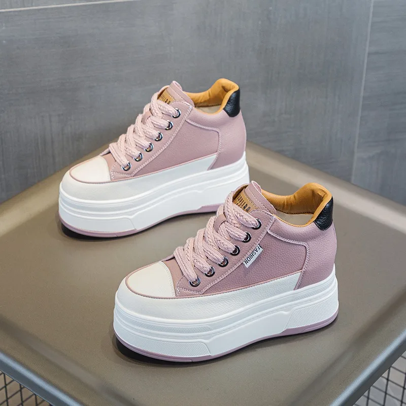 9CM Cow Suede Genuine Leather  - Guipure Lace Panel 评论和价格